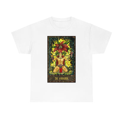 White The Emperor Tarot Card T-shirt