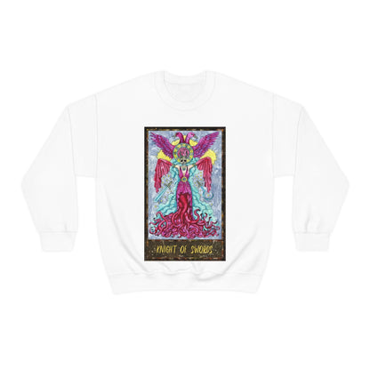 White Knight of Swords Tarot Card Sweatshirt