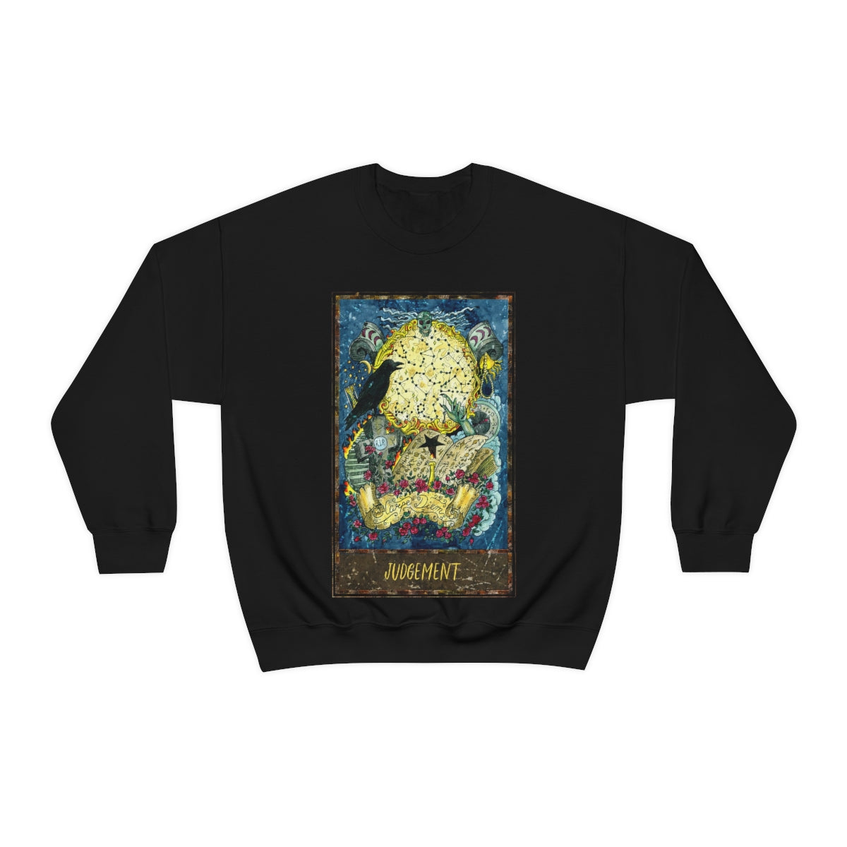 Black Judgement - Tarot Card Sweatshirt