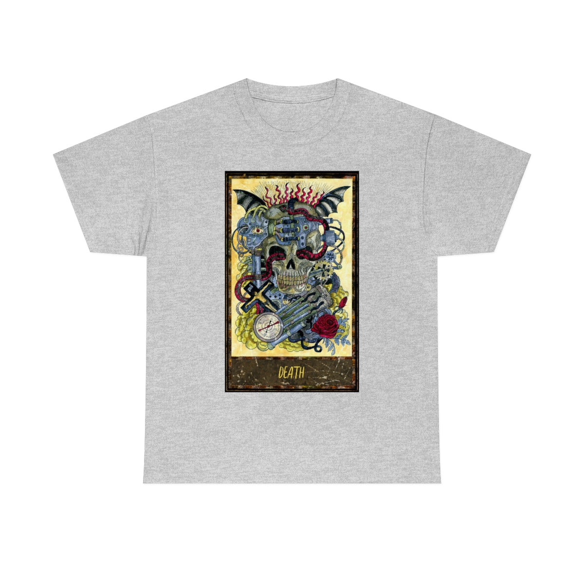 Sport Grey Death Tarot Card T-Shirt