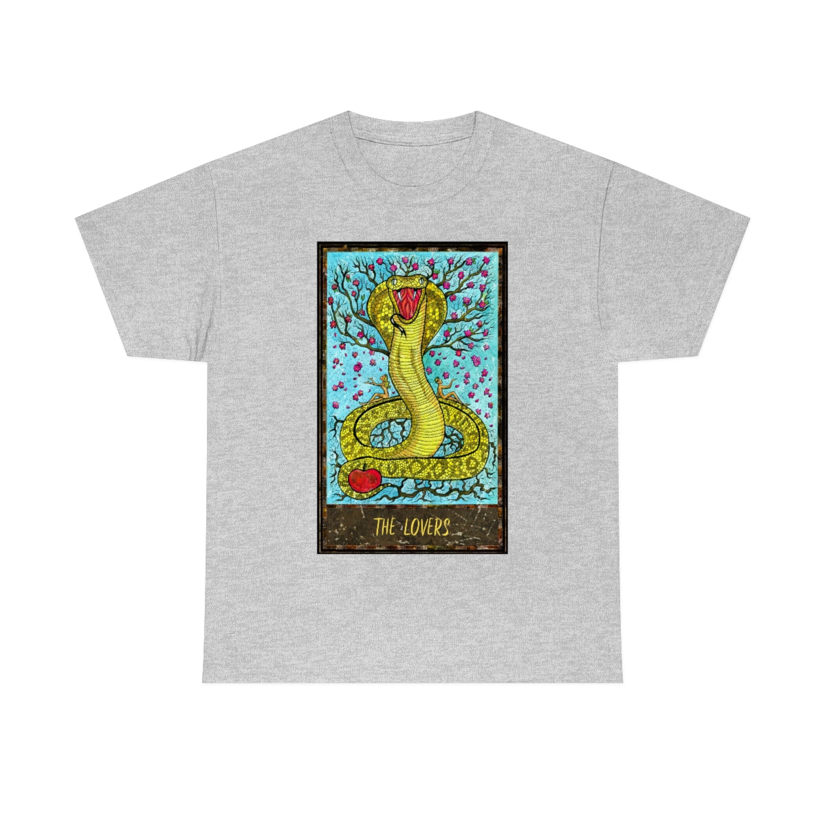 Sport Grey The Lovers Tarot Card T-Shirt