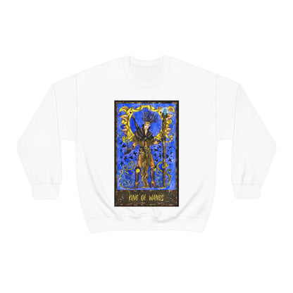 White King of Wands Tarot Card Sweatshirt