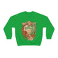 Irish Green Cocoa Brown Princess and Magic Unicorn Sweatshirt