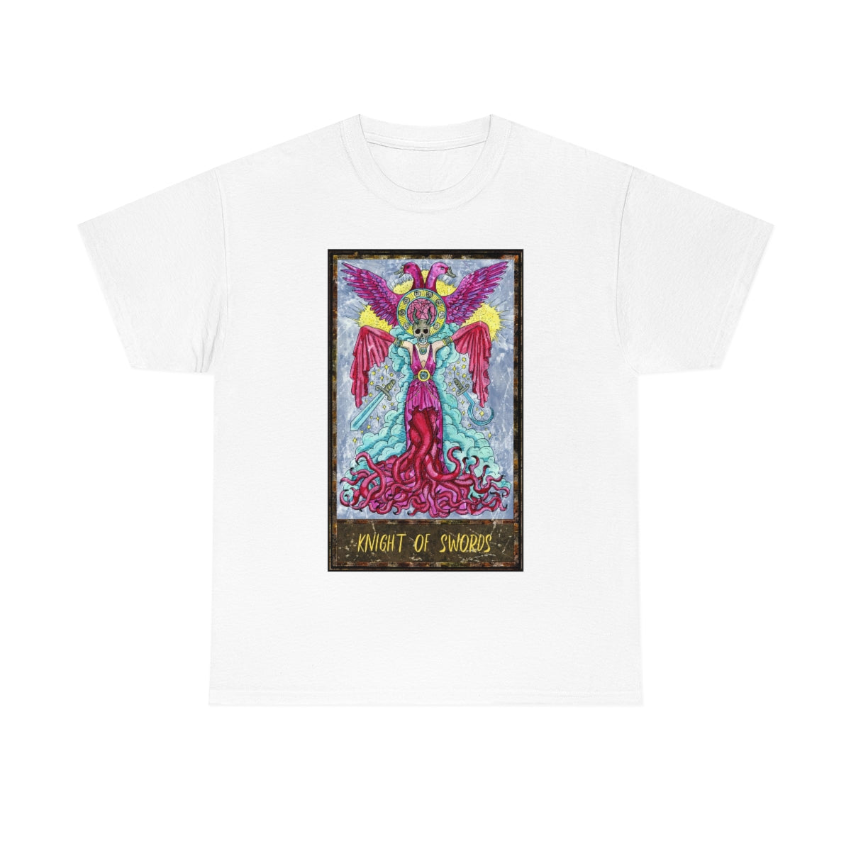 White Knight of Swords Tarot Card T-shirt