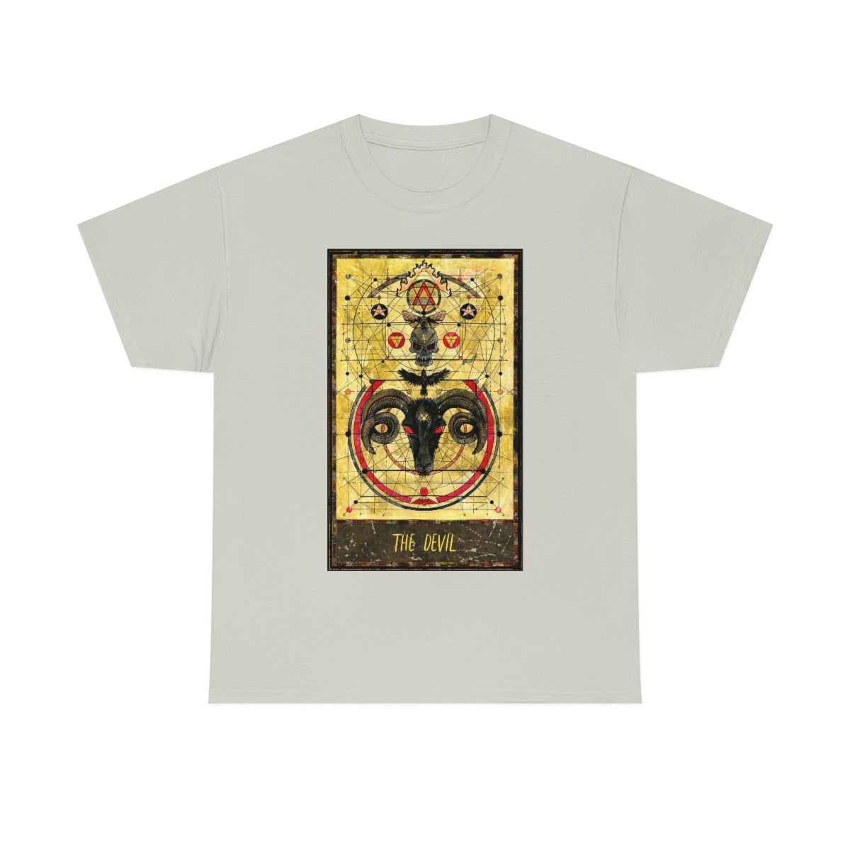 Ice Grey The Devil Tarot Card T-shirt