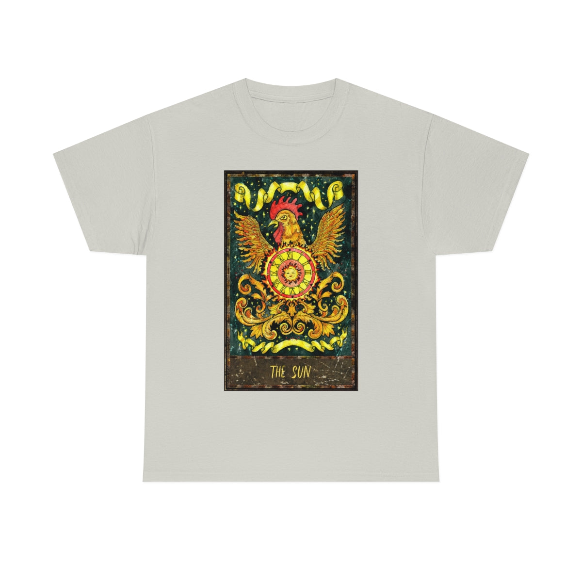 Ice Grey The Sun Tarot Card T-Shirt