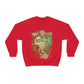 Red Cocoa Brown Princess and Magic Unicorn Sweatshirt