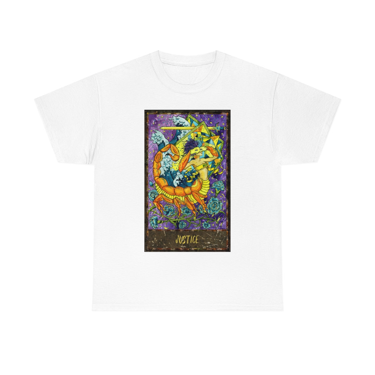 White Justice - Tarot Card T-shirt