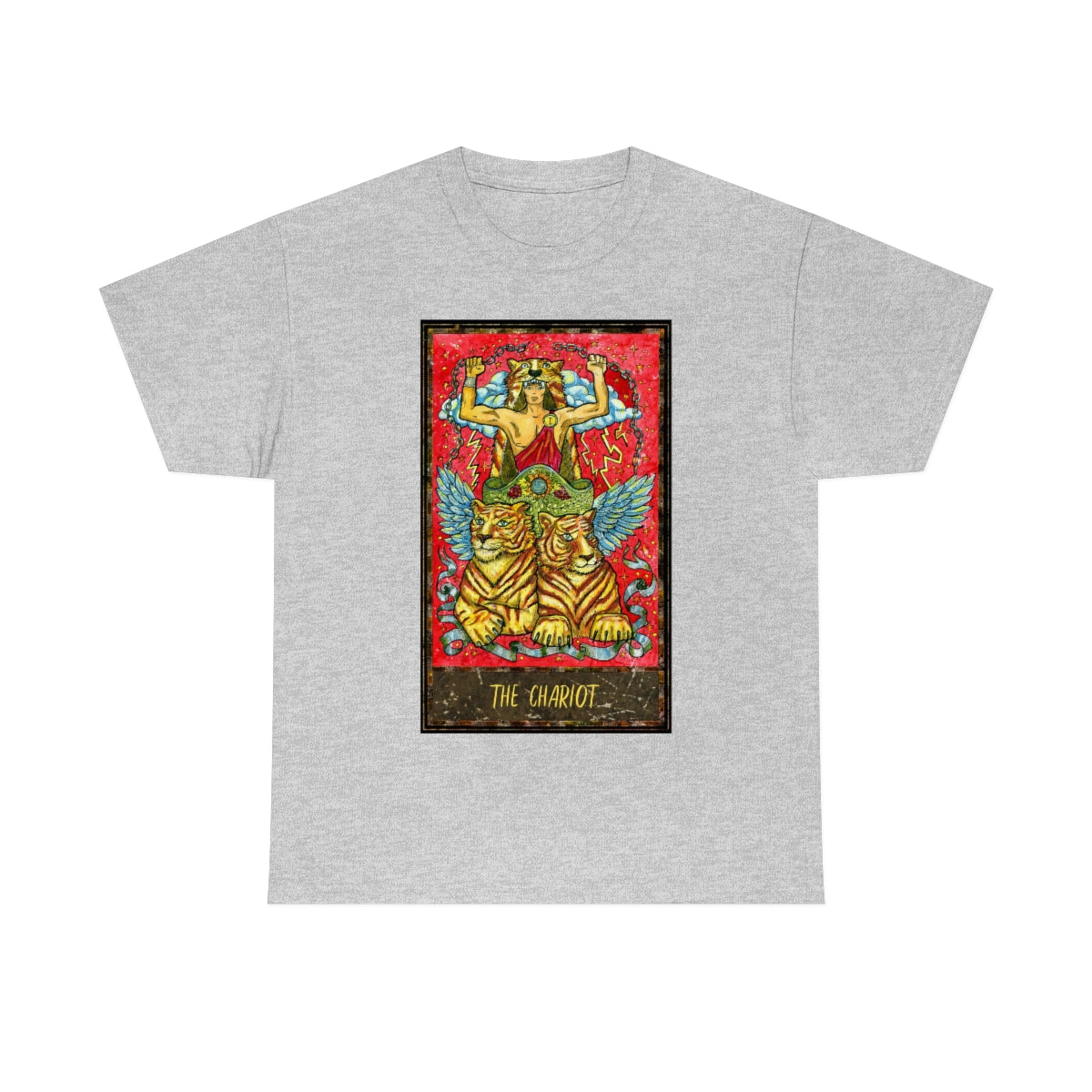 Sport Grey The Chariot Tarot Card T-shirt