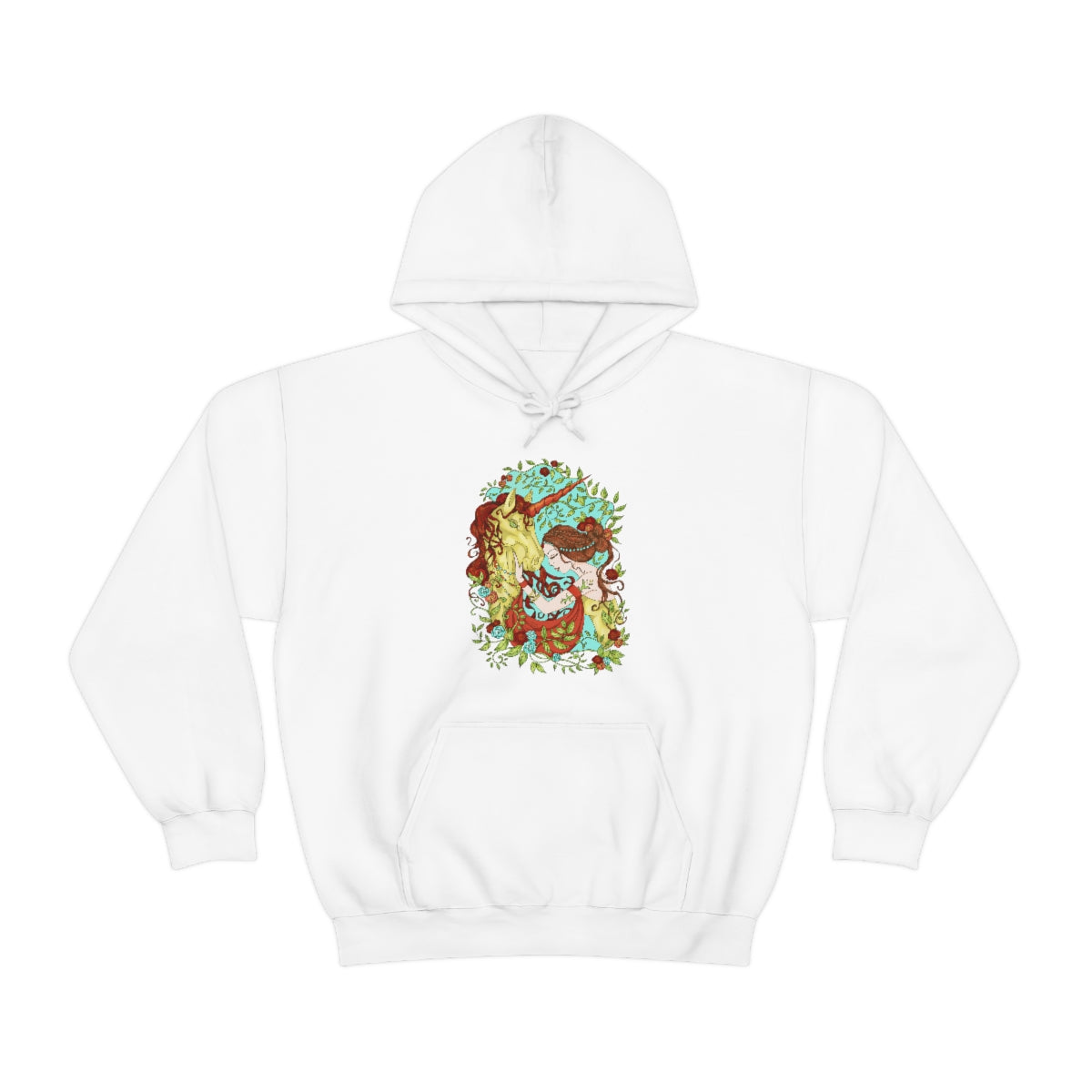 White Russet Princess and Magic Unicorn Hoodie