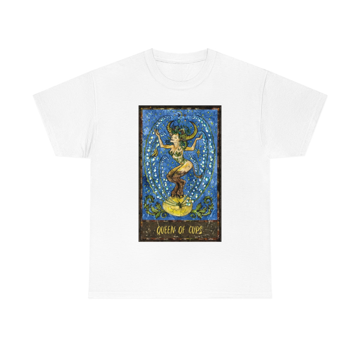 White Queen of Cups Tarot Card T-Shirt