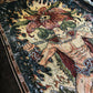 The Emperor - Tarot Card Throw Blanket/ Woven Tapestry on a bed