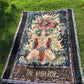 The Emperor - Tarot Card Throw Blanket/ Woven Tapestry on the grass
