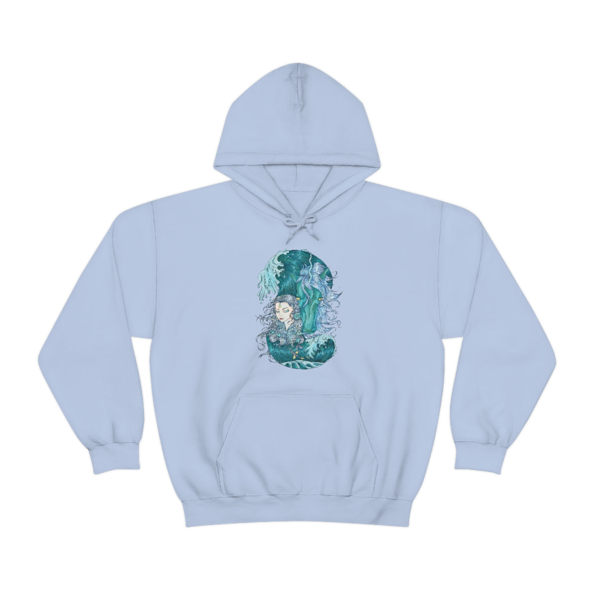 Icy Blue Princess and Magic Unicorn Hoodie – rosaliahome