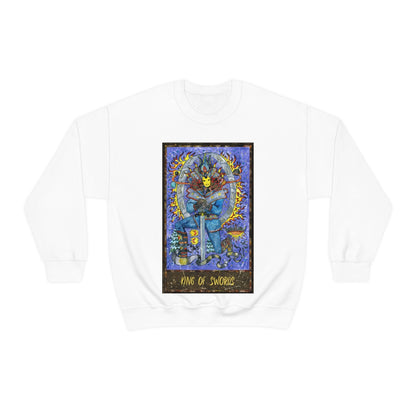 White King of Swords Tarot Card Sweatshirt