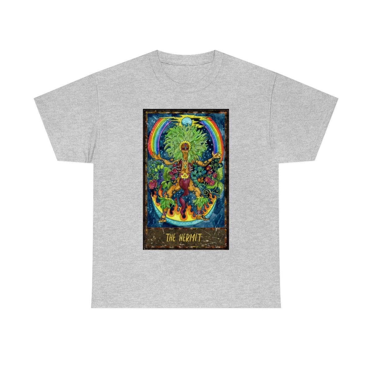 Sport Grey The Hermit Tarot Card T-shirt