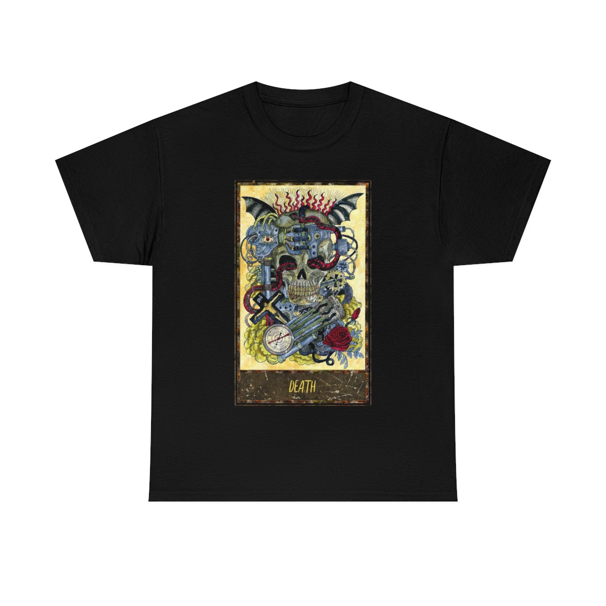 Black Death Tarot Card T-Shirt