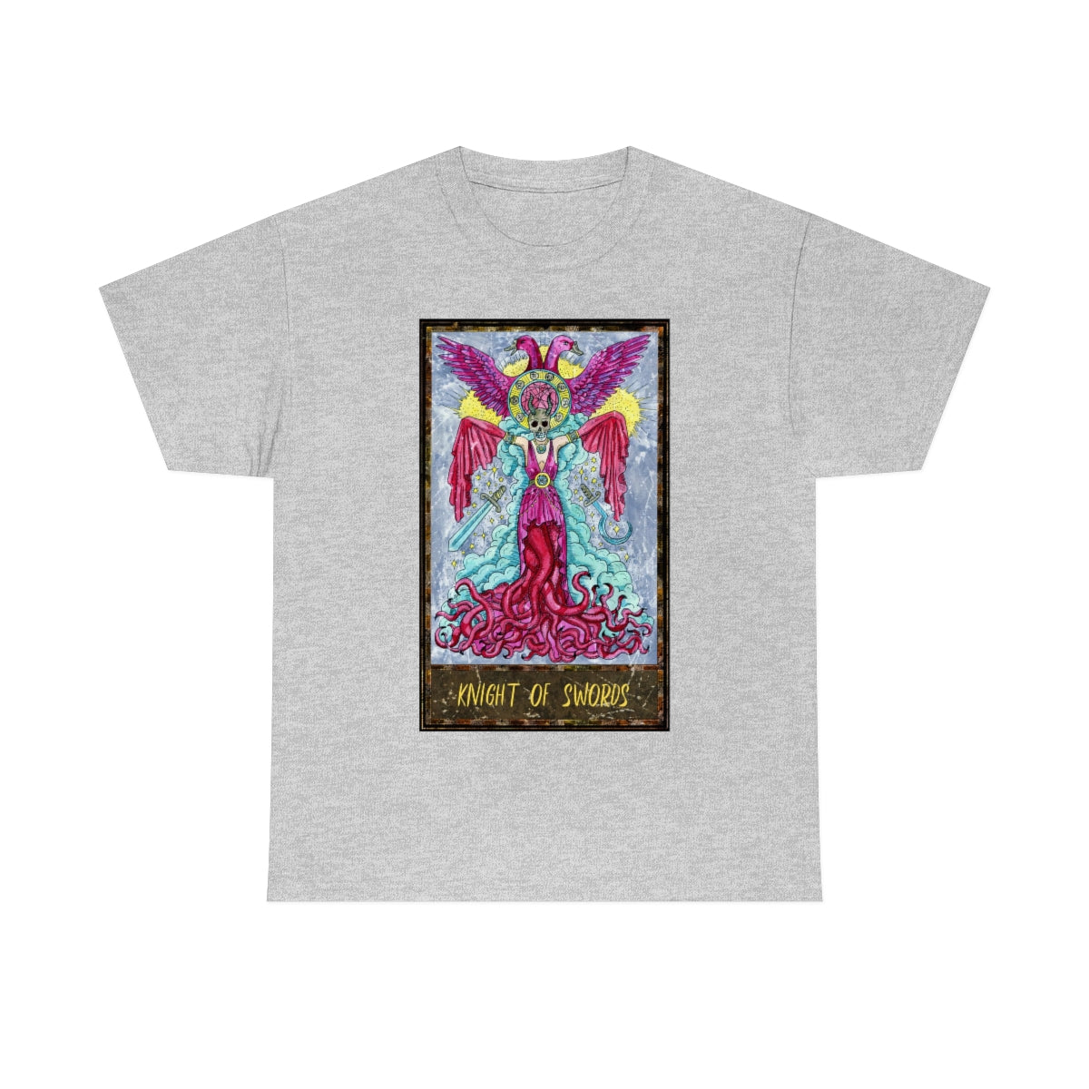 Sport Grey Knight of Swords Tarot Card T-shirt