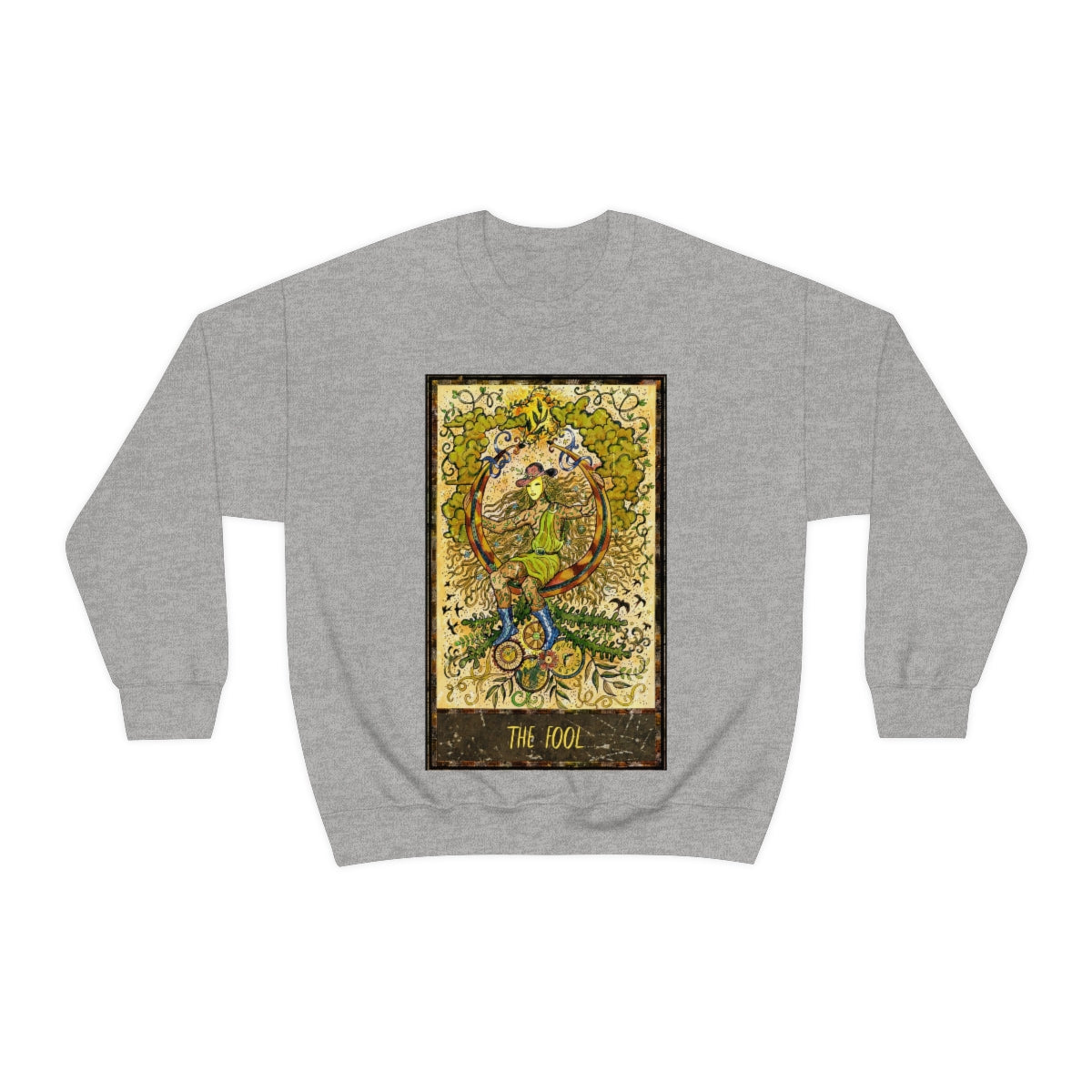 Sport Grey The Fool Tarot Card Sweatshirt