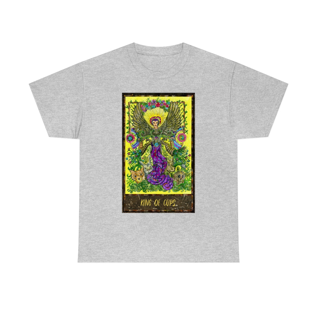 Sport Grey King of Cups Tarot Card T-Shirt