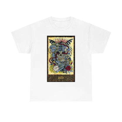 White Death Tarot Card T-Shirt