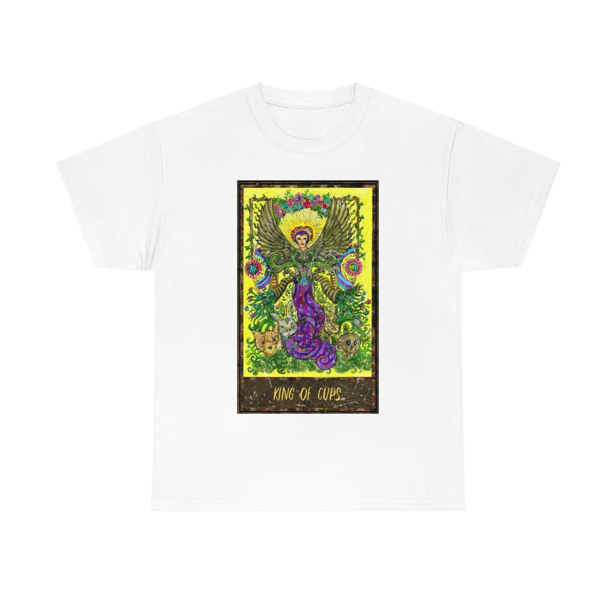 White King of Cups Tarot Card T-Shirt