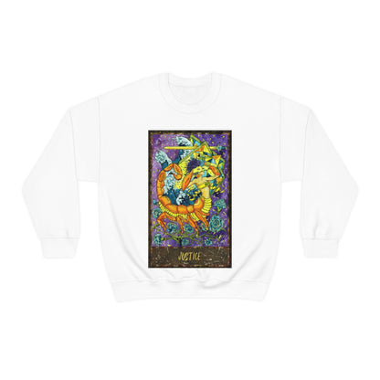 White Justice - Tarot Card Sweatshirt