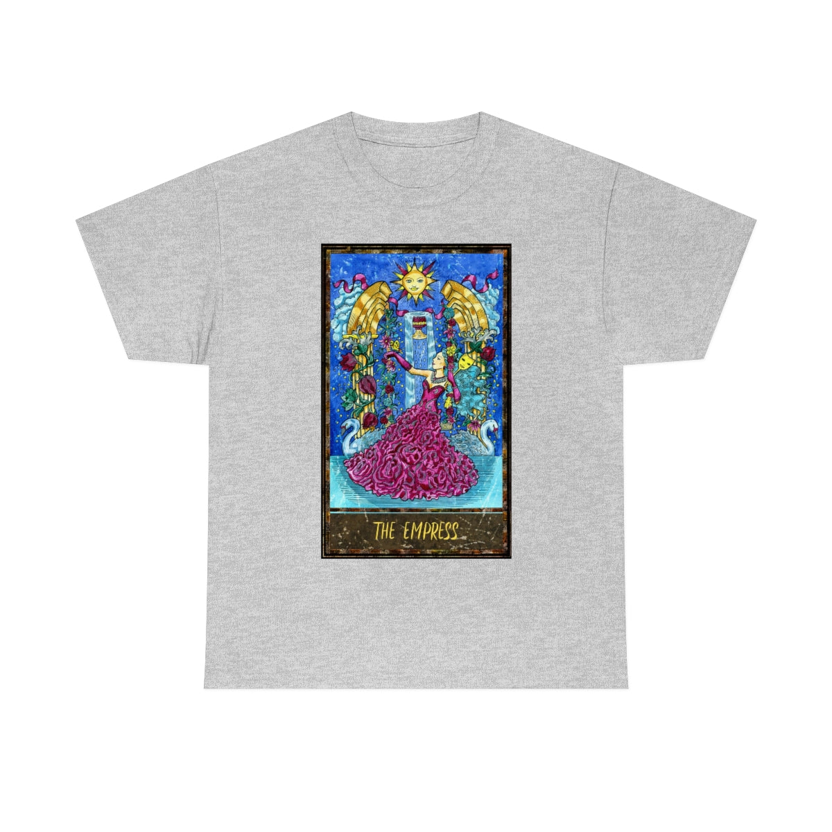 Sport Grey The Empress Tarot Card T-Shirt