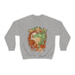 Sport Grey Cocoa Brown Princess and Magic Unicorn Sweatshirt