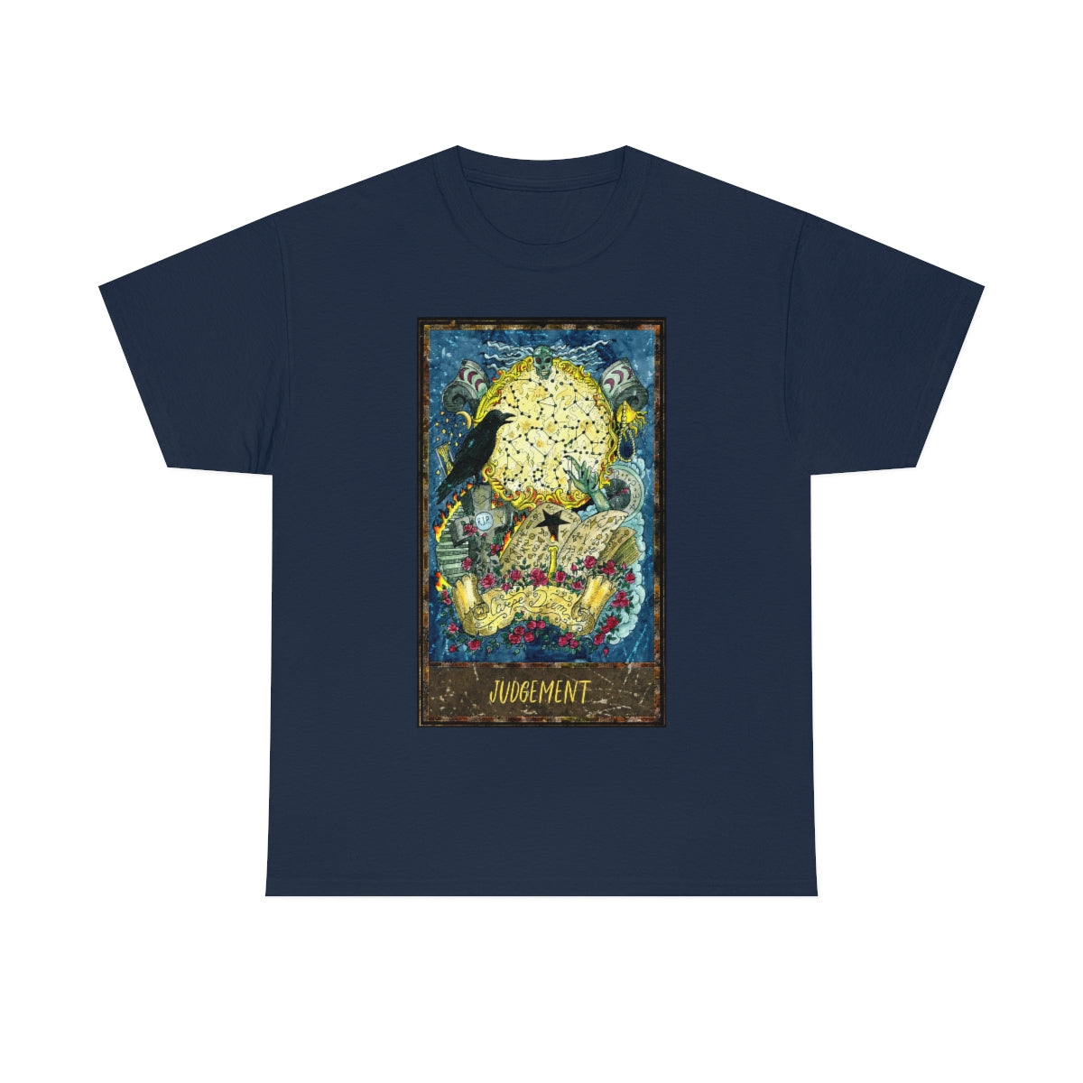 Navy Judgement - Tarot Card T-Shirt