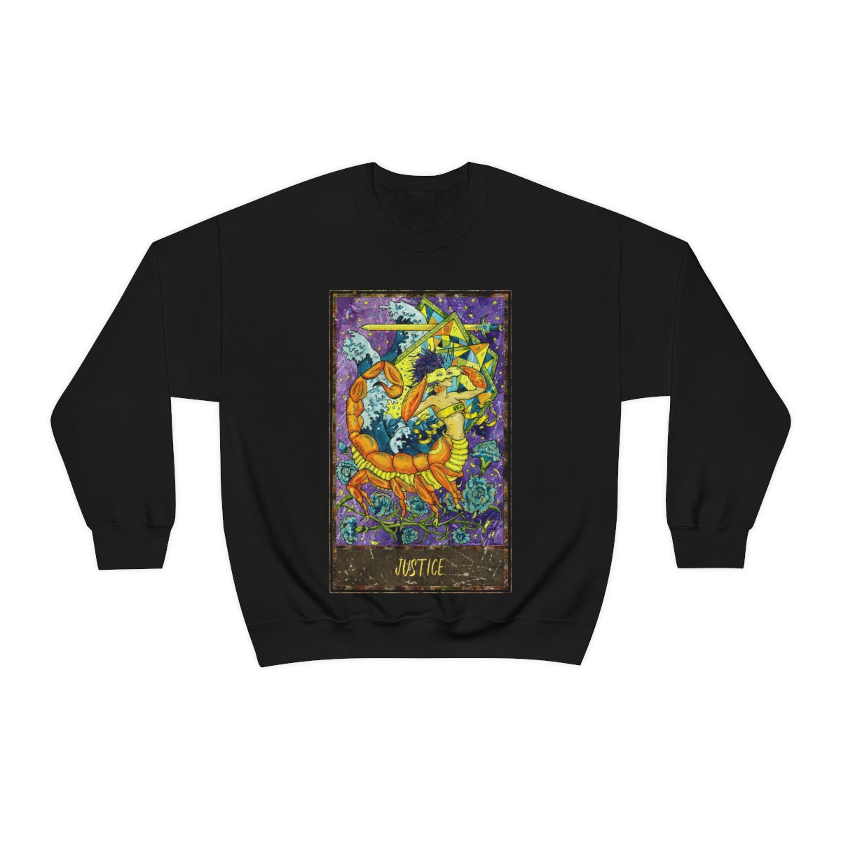 Black Justice - Tarot Card Sweatshirt