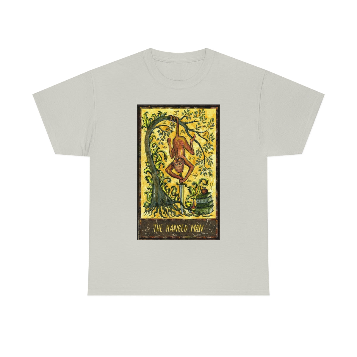 Ice Grey The Hanged Man Tarot Card T-shirt