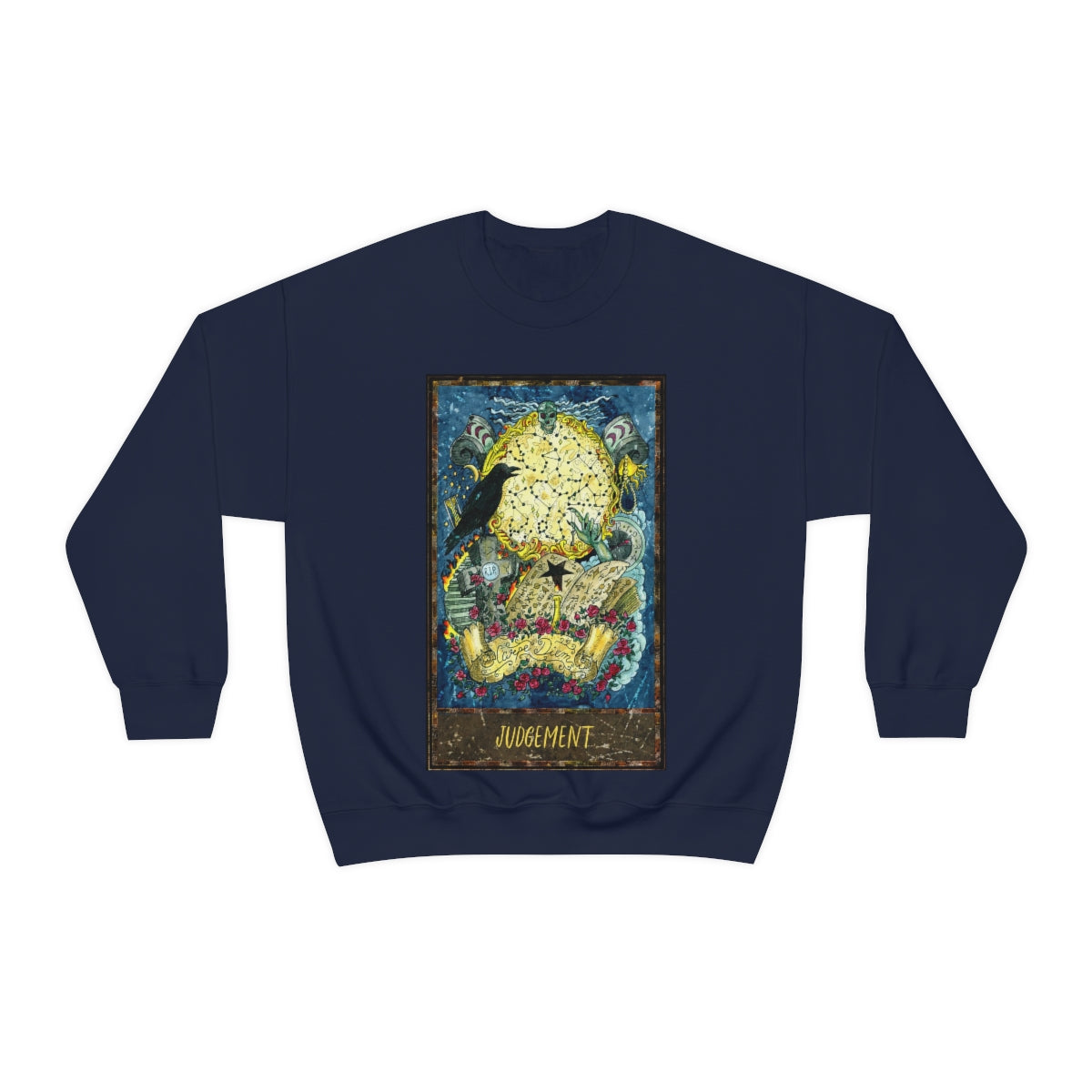 Navy Judgement - Tarot Card Sweatshirt